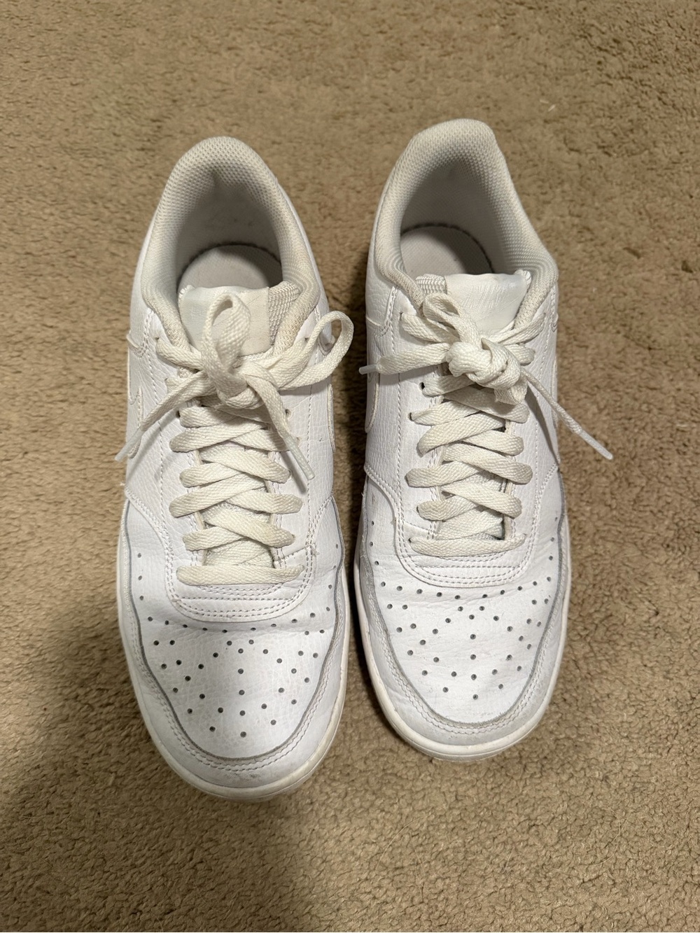 Nike White Low-Top Sneakers